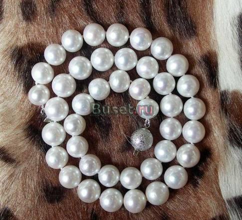 ***КРУПНЫЙ морской БЕЛЫЙ жемчуг*** Москва