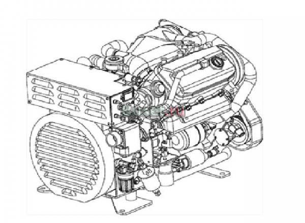 Судовой бензогенератор Westerbeke 4,2кВт Москва