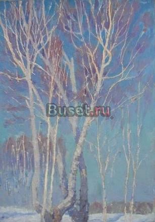 Картина холст масло 1960 г. 3  f-artplanet.ru Москва
