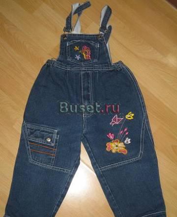 Очень красивый джинсовый комбез 3 года Москва