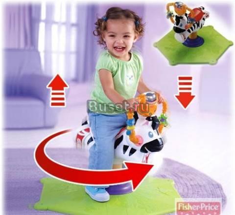 Новая веселая зебра fisher-price Москва