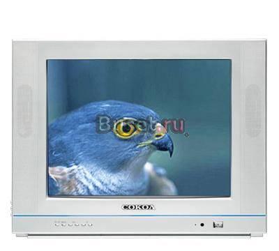 Телевизор Сокол и тумба Москва