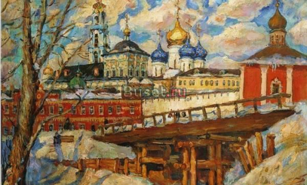 Картина холст масло 1951 г. 1а  f-artplanet.ru Москва