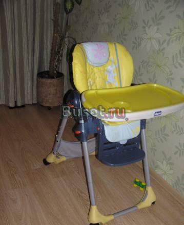 Стульчик для кормления chicco polli за 3 200 руб Москва