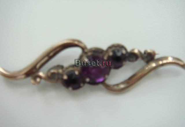 Брошь 875 проба СССР Москва