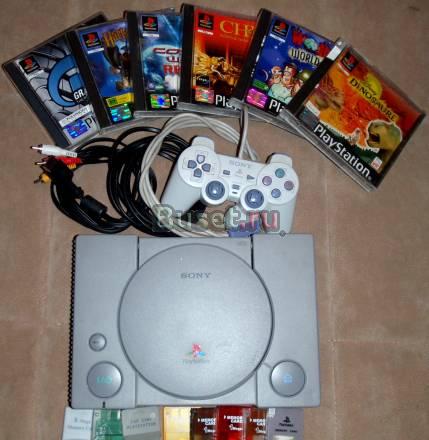 Sony Play station + диски в подарок Москва