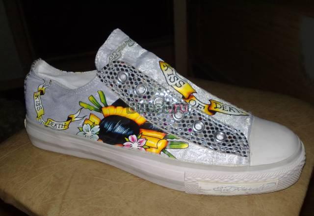 Классные кеды "Ed Hardy", р. 40 Москва