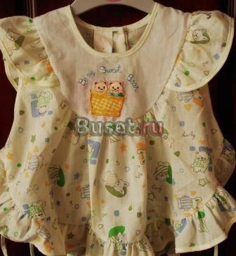 Комплект платье- песочник+трус-шорты 1-2г новый Москва