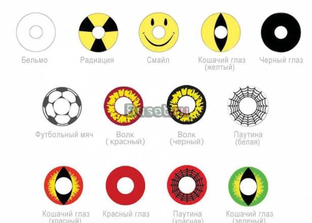 Контактные линзы с рисунком Москва