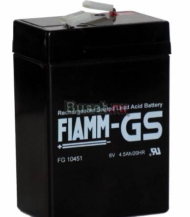 Fiamm FG 10451 аккумулятор для фонаря 6V 4,5Ач Москва