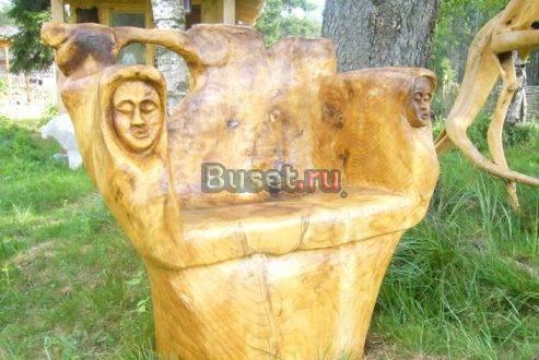 Кресло из массива дерева "Наяда" Санкт-Петербург