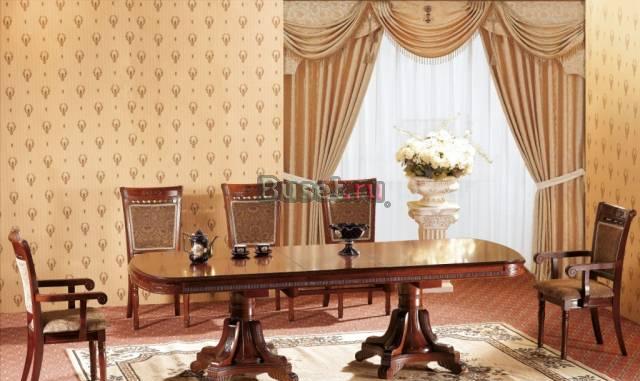 Стол обеденный раскладной Р-22 из массива гевеи Москва