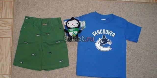 Новые шорты, футболка, игрушка - США, Канада Москва