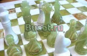 Шахматы из оникса Москва