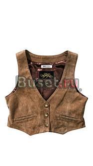 Шикарная стильная замшевая жилетка р-р 40.Новая Санкт-Петербург