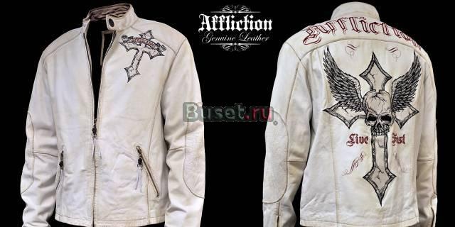"Стильная кожанная куртка Affliction р.48-50 (L)" Москва