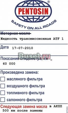 ATF 1 Pentosin - синтетика для АКПП VW,audi,MB,BMW Москва