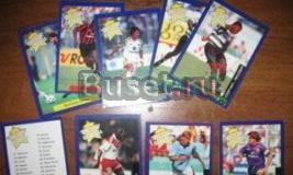 Звезды футбола. карточки panini Москва
