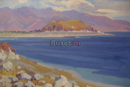 Картина холст масло 1991 г. 2  f-artplanet.ru Москва