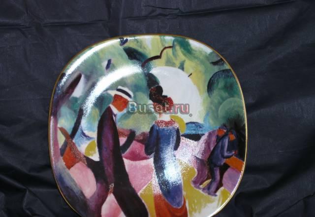 Две тарелки, Германия, Macke,Rosenthal, торг Москва