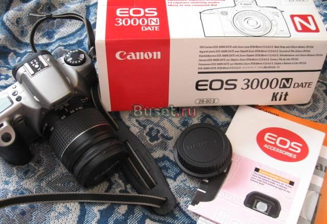 Пленочную камеру Canon EOS 3000 N date Kit Москва