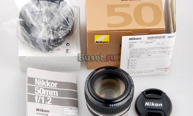 Nikon Ai-S 50/1.2 с блендой, новый Санкт-Петербург