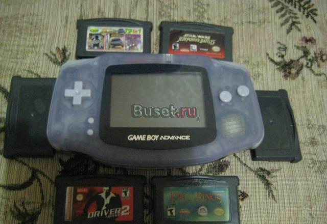 Game Boy advance + 6 катриджей Москва