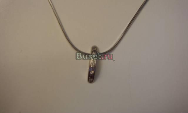 Подвеска белое золото, бриллианты Москва