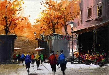 Картина холст акрил 2008 г. 2а  f-artplanet.ru Москва