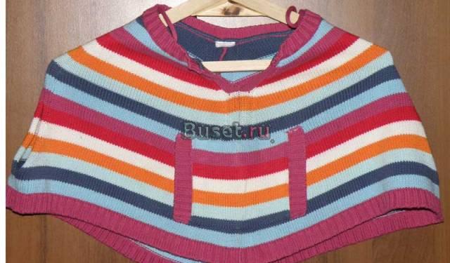 Пончо вязанное Москва