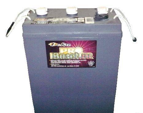 Тяговые аккумуляторы 6В 330А/ч габ.298х178х365мм Москва