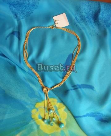 Бижутерия. Колье с нат. камнями Москва