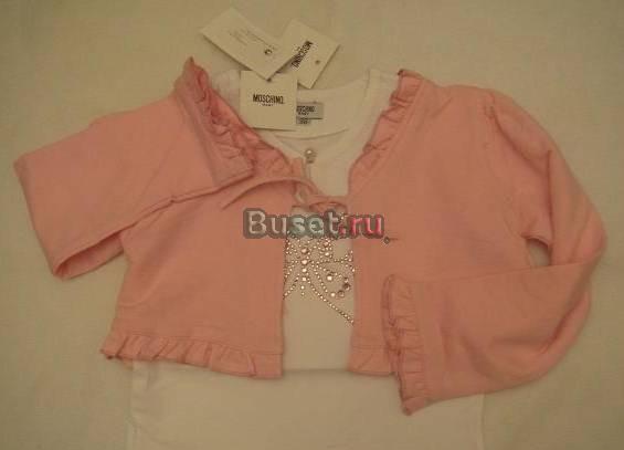 Двойка на девочку Moschino.Италия. Футболка+болеро Москва