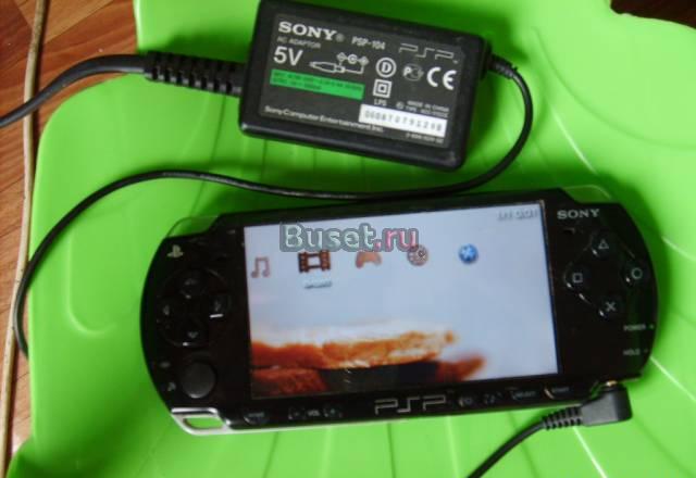 PSP  slim    работает только от сети Москва