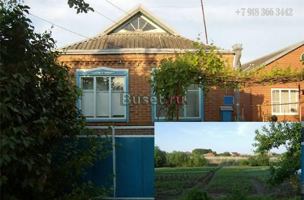 Дом кирпичный рядом с центром и с огородом в реку Кореновск