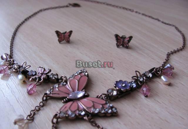 Колье и серьги "бабочка" Ростов-на-Дону