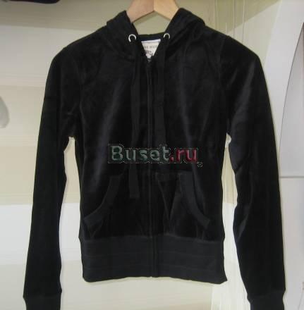 Нов. черн. велюровое худи Pink Rose р-р S на 42-44 Москва
