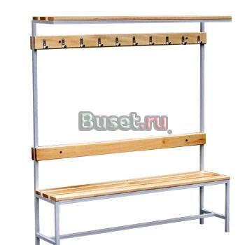 Скамейки с полкой для головного убора Москва