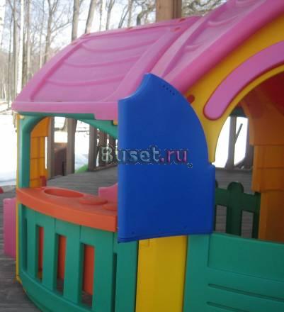 Детский игровой домик для дачи + горка Москва
