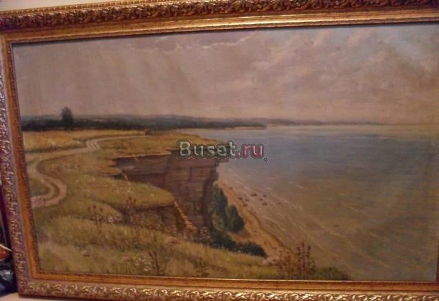 Картина"Берег Фин залива"прижизн.копияучен.Шишкина Санкт-Петербург