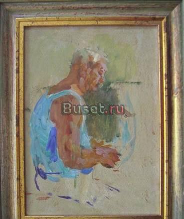 Картина картон масло 1969г. 1   f-artplanet.ru Москва