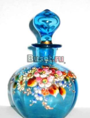 Флакон для духов с росписью маслом, рельефной Санкт-Петербург