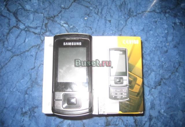 Самсунг С3050 почти новый черный слайдер Москва
