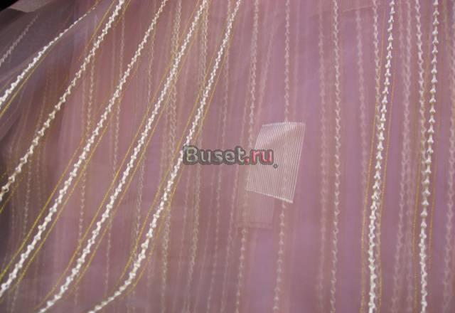 Красивая органза на тюль розового цвета Москва