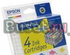 Комплект из 4 картриджей Epson Stylus C63/65 CX3500 Москва