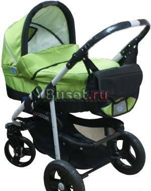 Коляска 3в1 Aviator, зеленая Санкт-Петербург