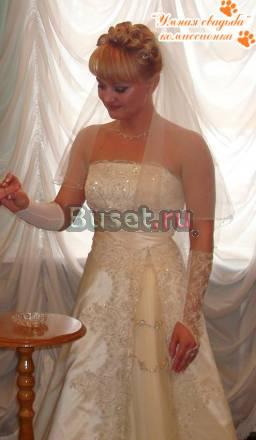Шикарное Свадебное платье за четверть цены Москва