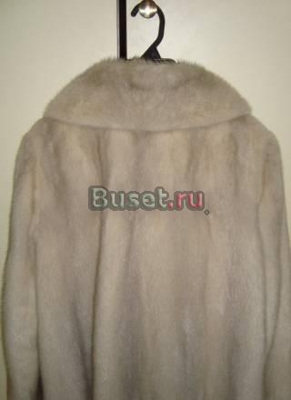 Новый норковый полушубок редкого сливочного цвета Москва