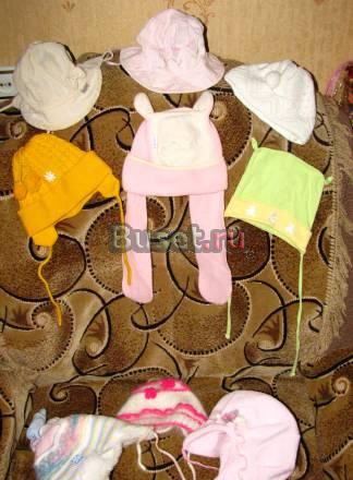 Шапки для девочи 6 мес-1 год Москва