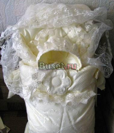 Красивейший меховой конверт на овчине +одеяло с ву Москва